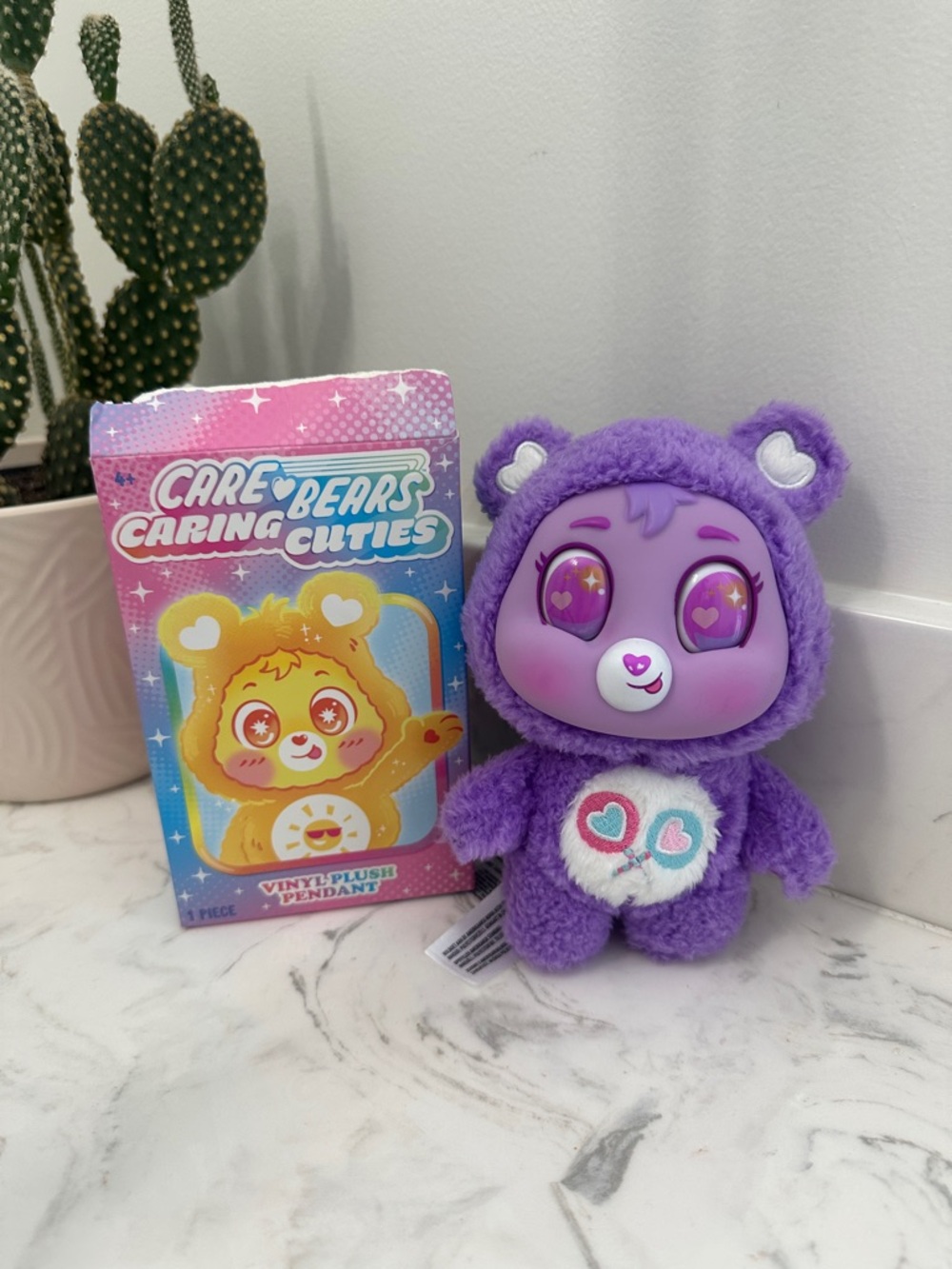 Care Bears Purple Plush caring cuties